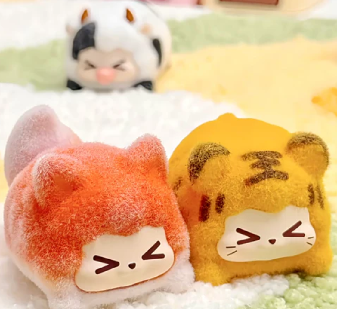 Rabbit Kiki Flocked Baby Animal Bean toy doll