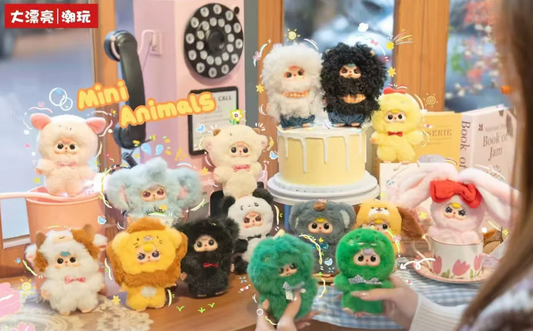 Baby Three Mini Animal World Plush toy doll