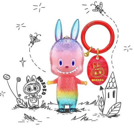 THE MONSTERS Labubu 10th Anniversary Figures Keychain toy doll