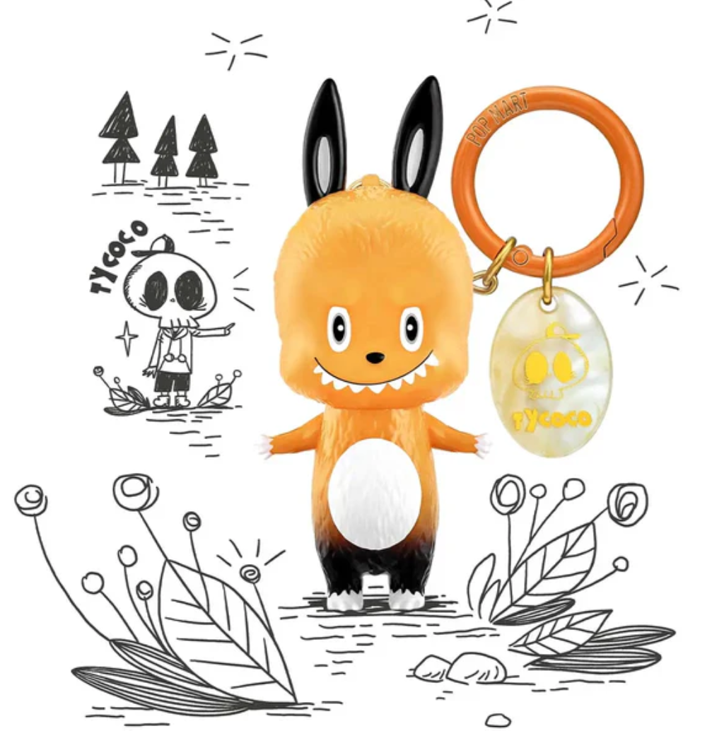 THE MONSTERS Labubu 10th Anniversary Figures Keychain toy doll