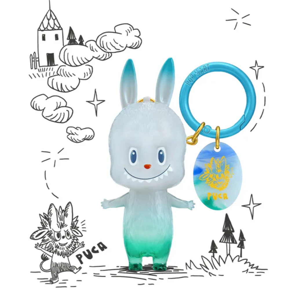 THE MONSTERS Labubu 10th Anniversary Figures Keychain toy doll