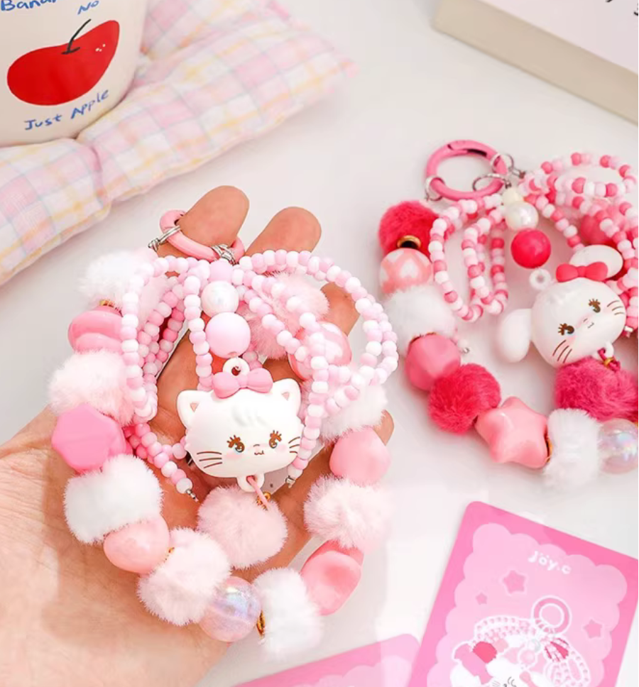 Mikko Colorful Beaded Keychain toy doll