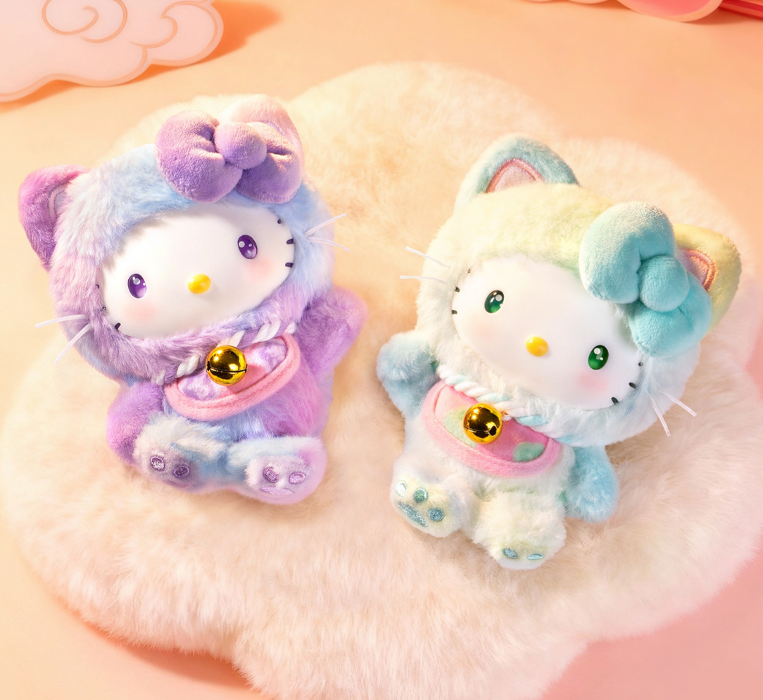 Hello Kitty Lucky Cat Mini Plush toy doll