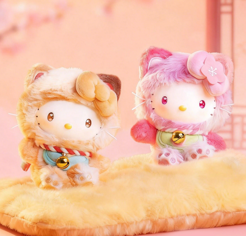 Hello Kitty Lucky Cat Mini Plush toy doll