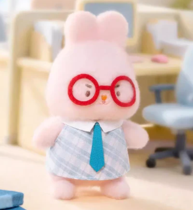 MOMO BUNNY Energetic Wardrobe Plush toy doll