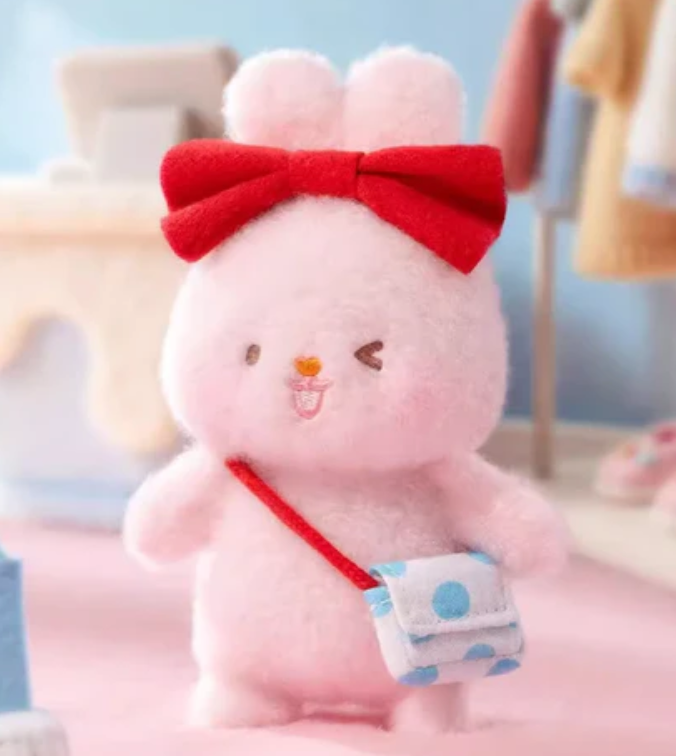 MOMO BUNNY Energetic Wardrobe Plush toy doll