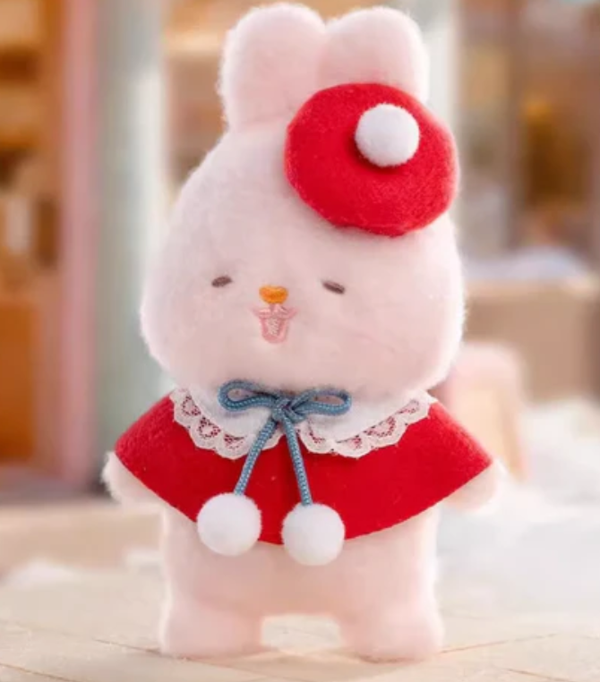 MOMO BUNNY Energetic Wardrobe Plush toy doll