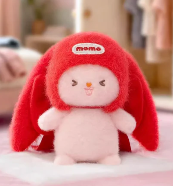 MOMO BUNNY Energetic Wardrobe Plush toy doll