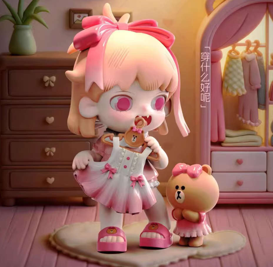 Yobu & Line Friends I Have Something to Tell You Figure toy doll
