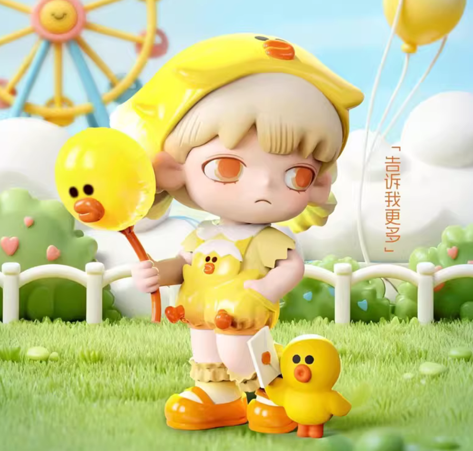 Yobu & Line Friends I Have Something to Tell You Figure toy doll