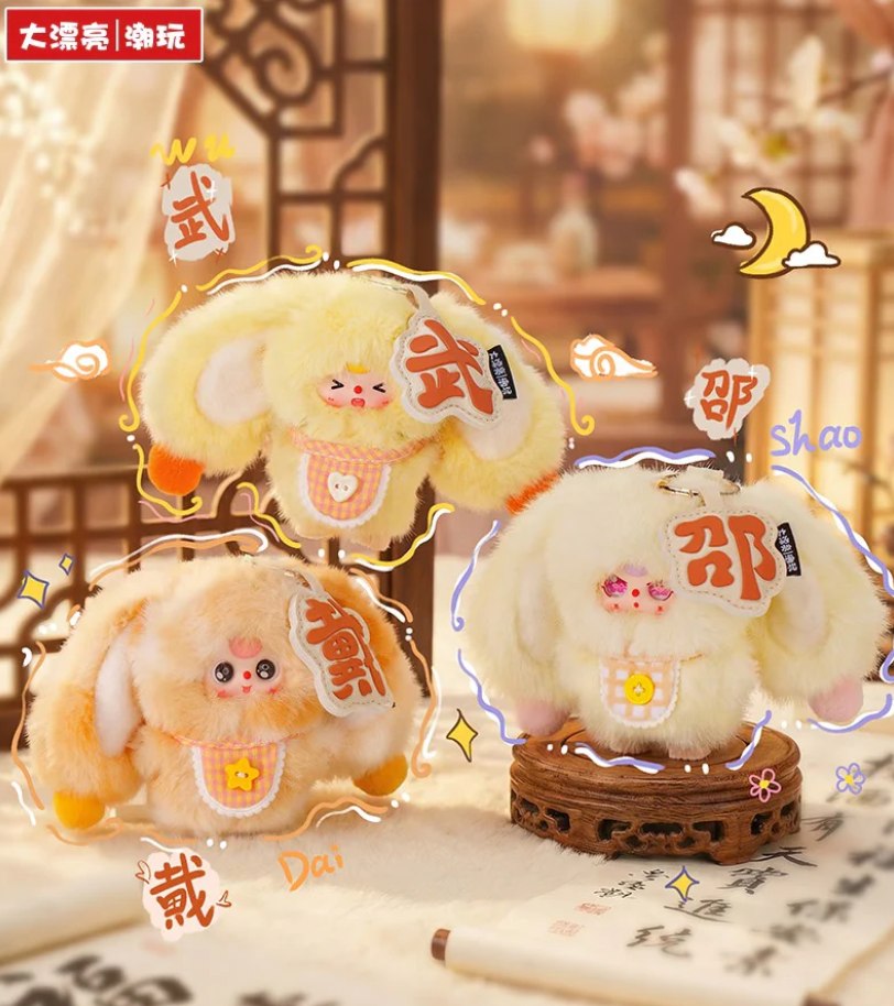 Baby Three The Hundred Surnames Little Rabbit Plush toy doll