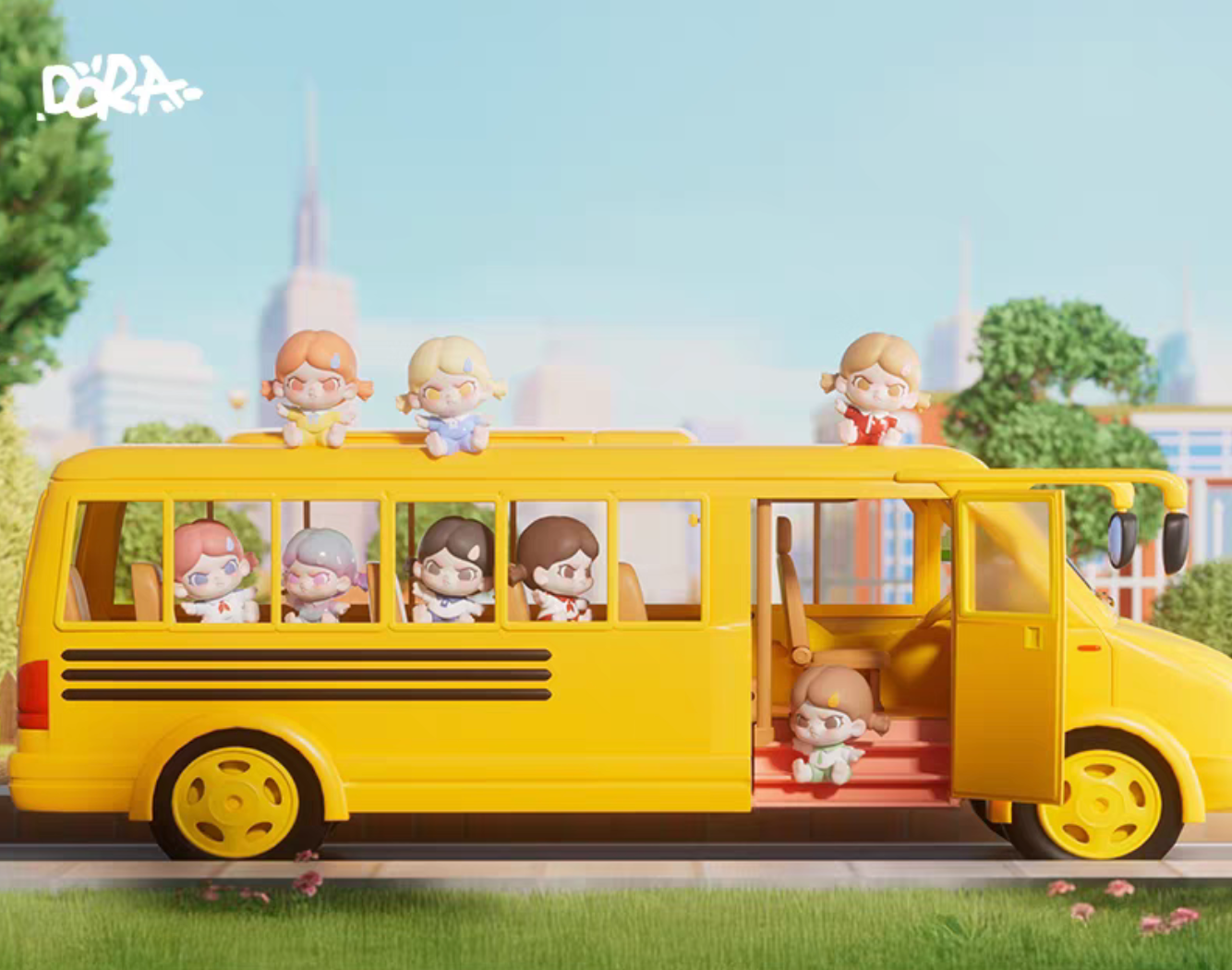 Dora Daily Outfit Swaps Bean toy doll