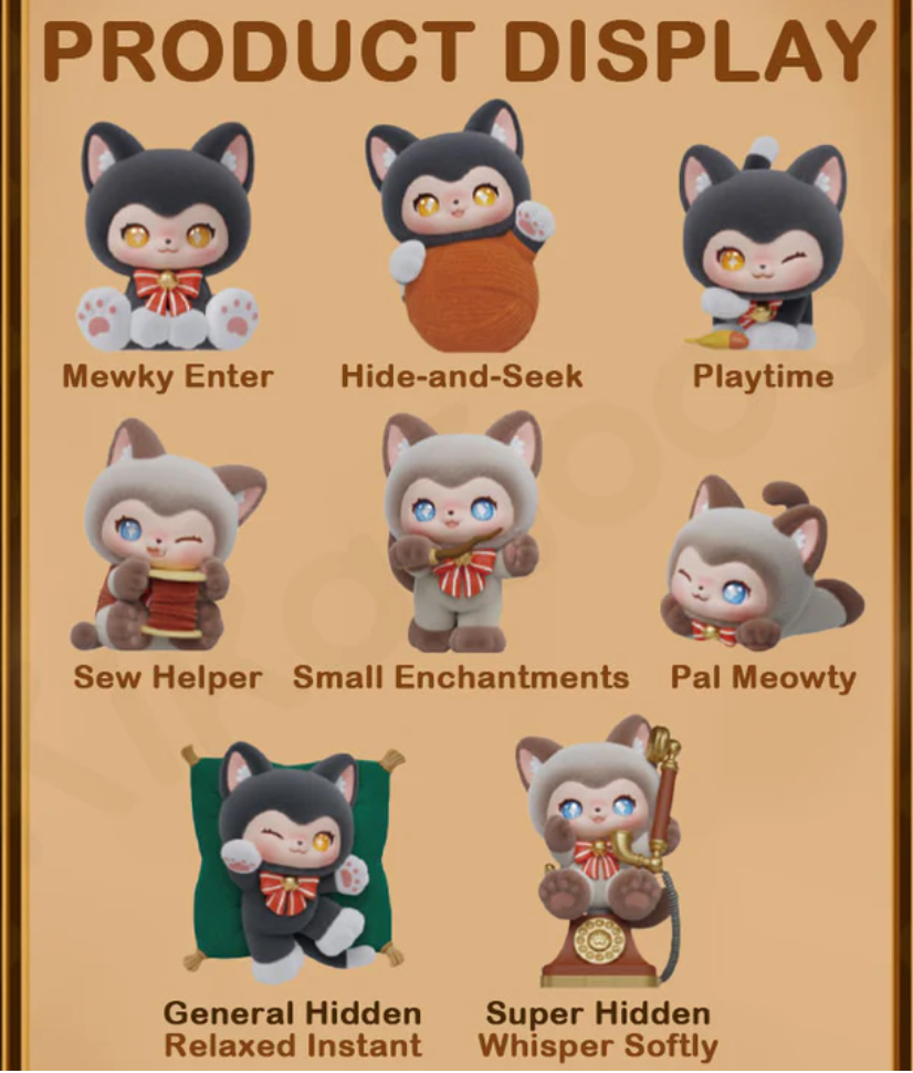 MOFFY’s Magic Tailoring Shop The Magic Furry Mewky Figure Toy Doll