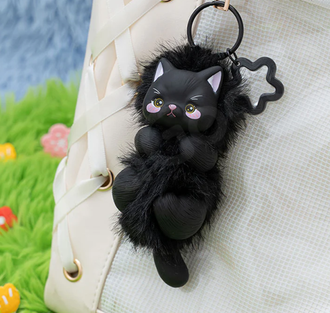 BOBOCAT Hug Cat Keychain Toy Doll