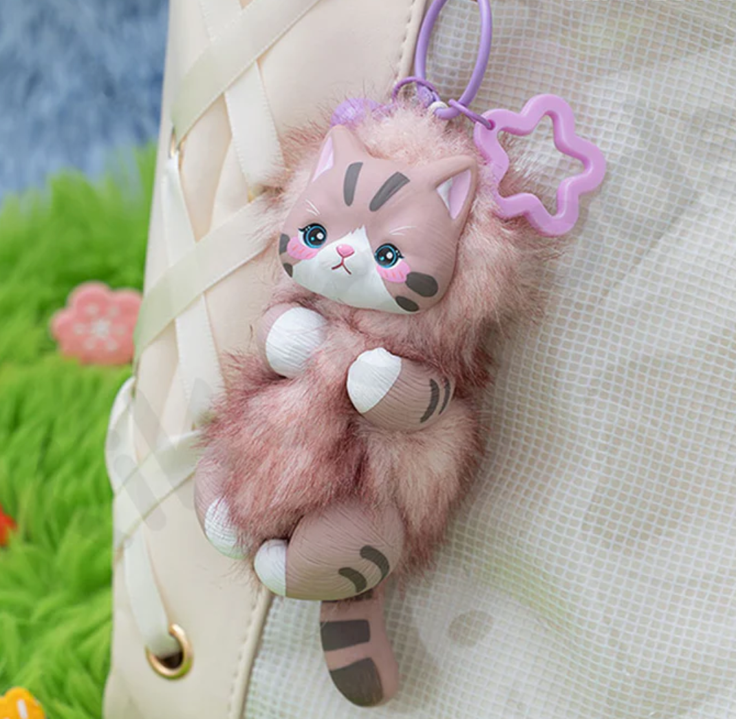 BOBOCAT Hug Cat Keychain Toy Doll
