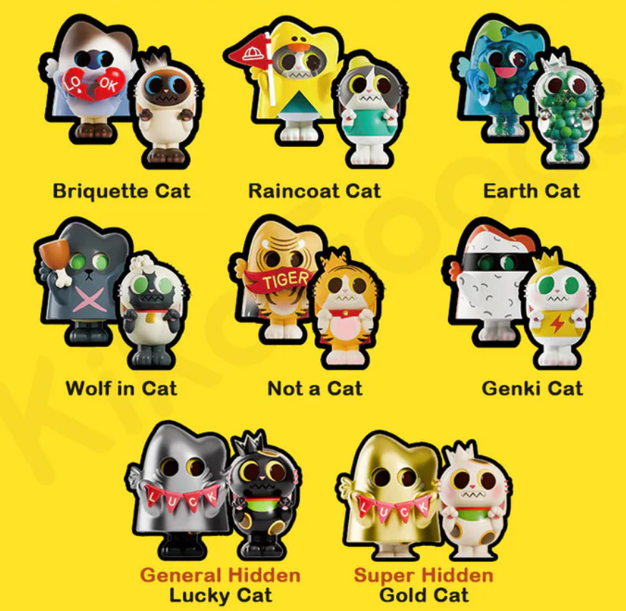 Jinart x PAWS NOVA Ghost Cat Figure Toy Doll