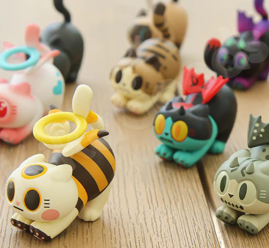 Papa Cat Figure Toy Doll