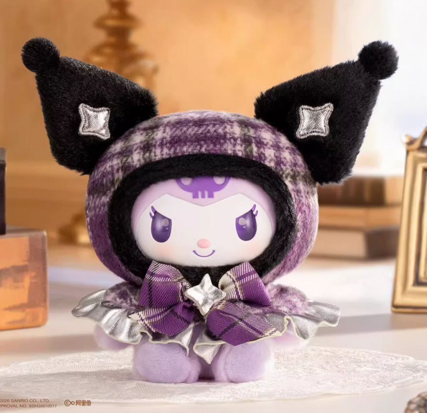 Sanrio Fluffy Cape Plush Keychain Toy Doll