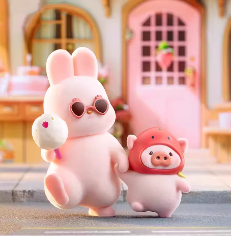 Momo Bunny Strawberry Town Figure Toy Doll