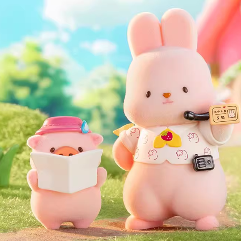 Momo Bunny Strawberry Town Figure Toy Doll