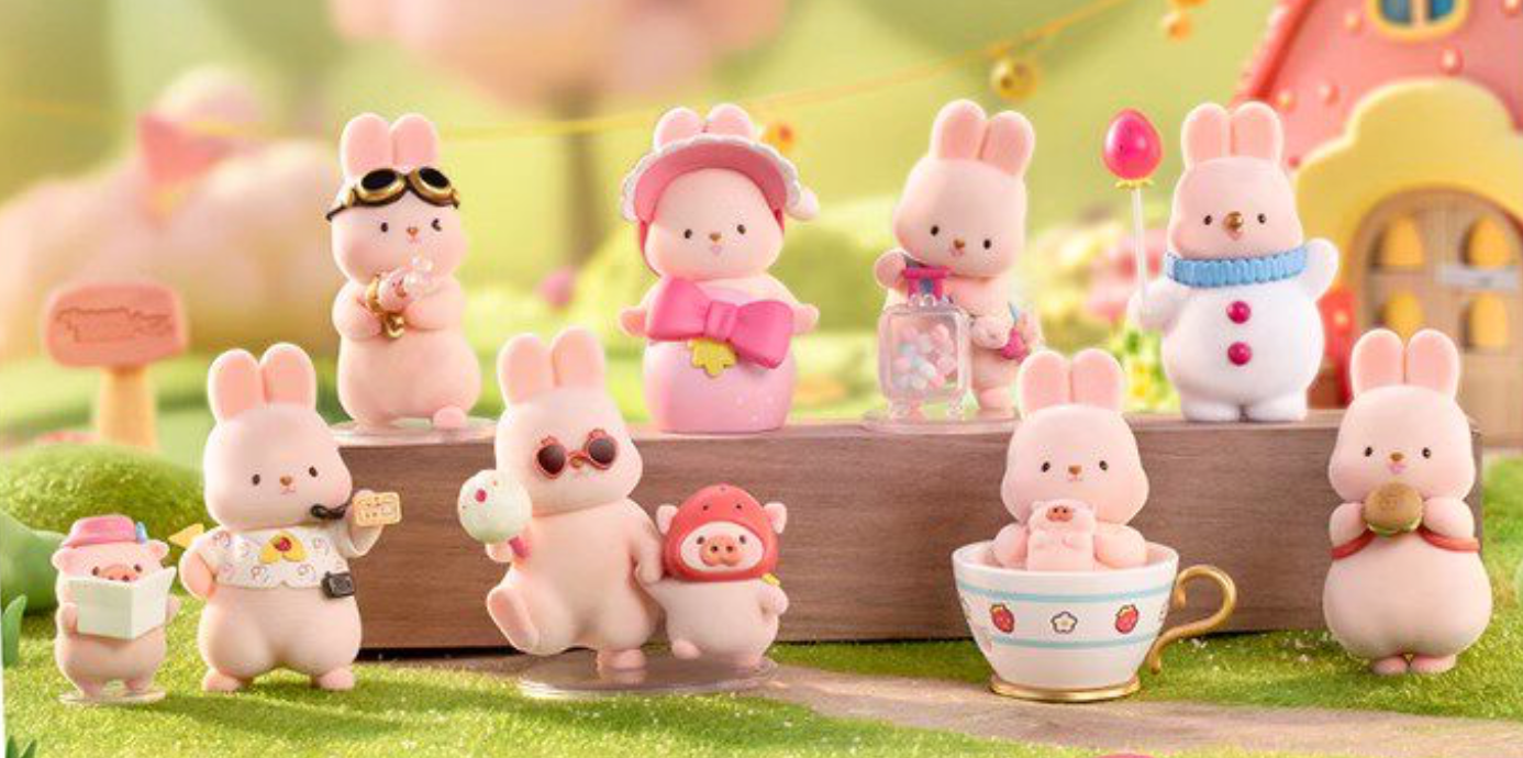 Momo Bunny Strawberry Town Figure Toy Doll