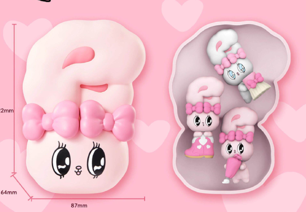 Esther Bunny Little Vlog Bean Bunny Face Toy Doll