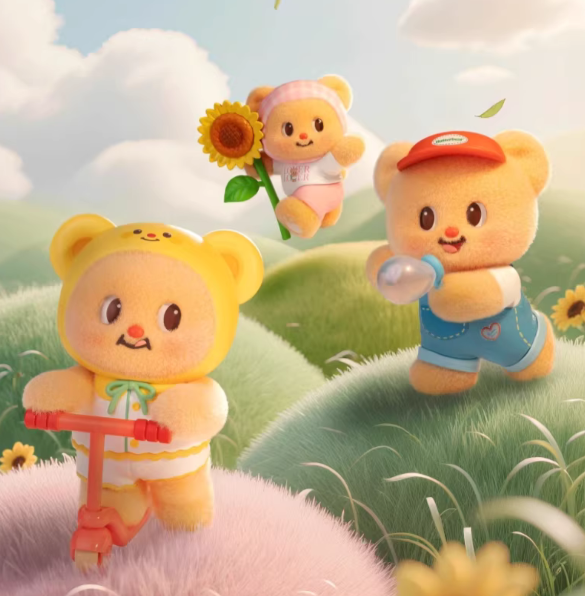 Butterbear Little Wishes Toy Doll