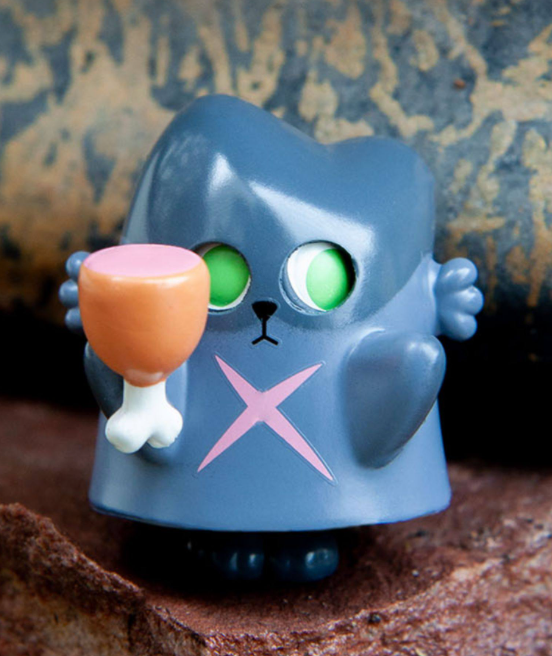 Jinart x PAWS NOVA Ghost Cat Figure Toy Doll