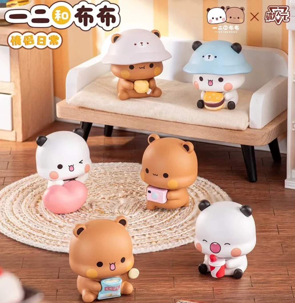 Yier And Bubu Couple's Daily Life Bean Toy Doll