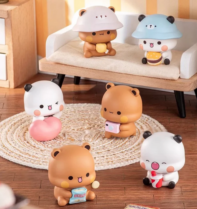 Yier And Bubu Couple's Daily Life Bean Toy Doll