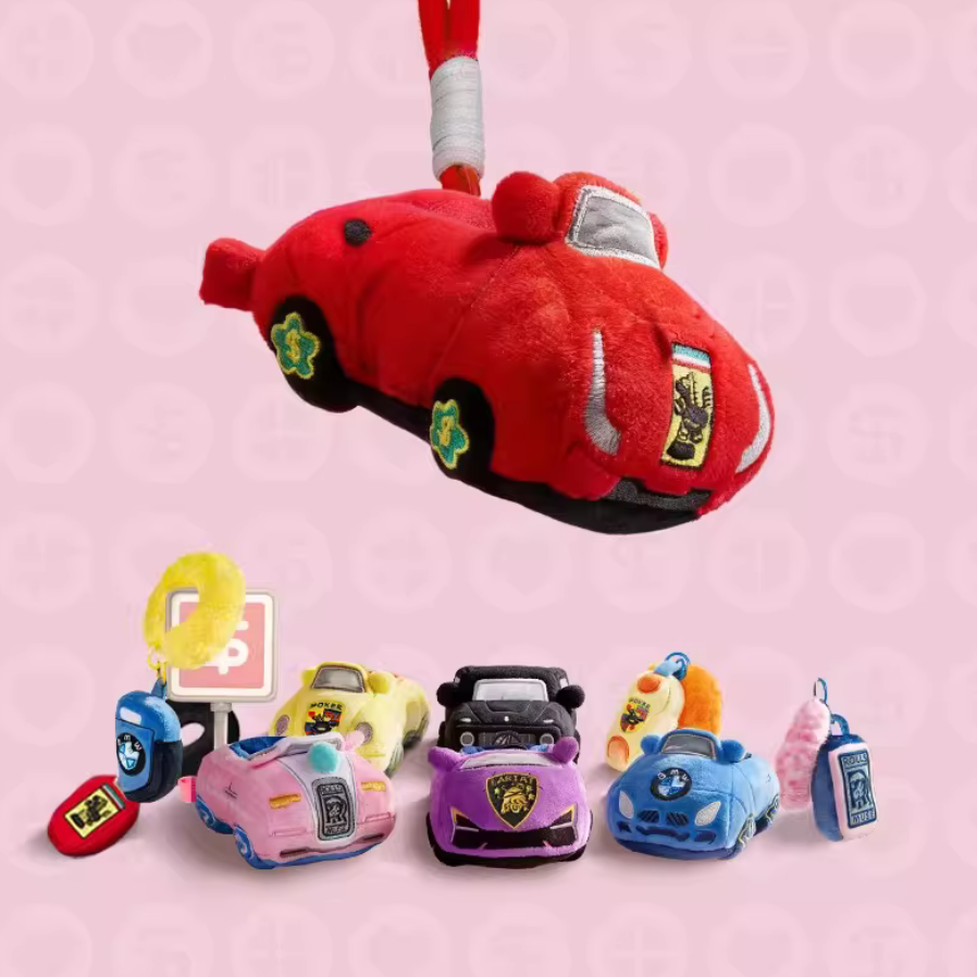 Fortune Car Plush Toy Doll
