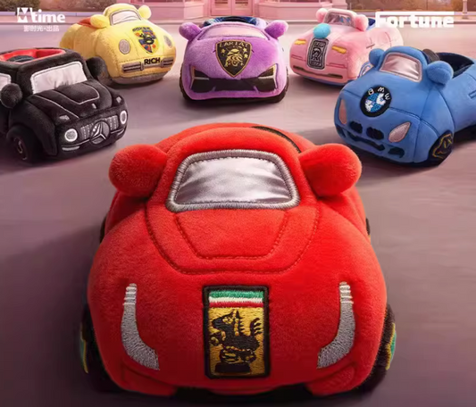 Fortune Car Plush Toy Doll