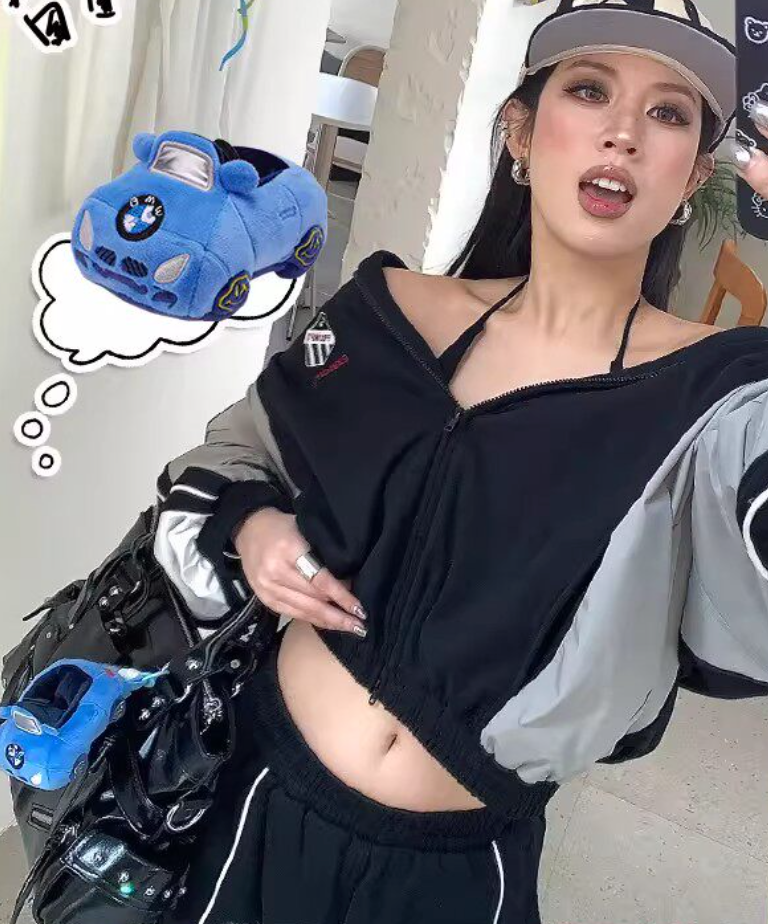 Fortune Car Plush Toy Doll