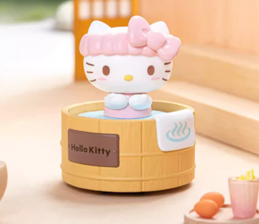 Sanrio Spinning Hot Spring Figures Toy Doll