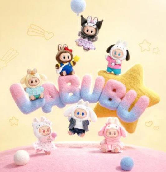 THE MONSTERS LABUBU × SANRIO Characters Vinyl Plush toy doll