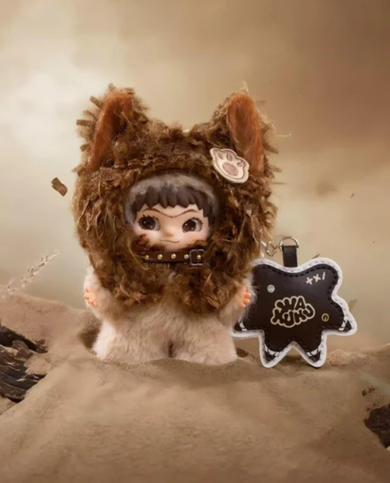 WAKUKU Puka Meow Plush Pendant toy doll
