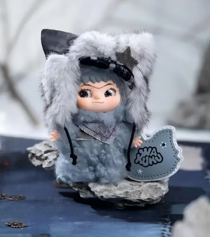 WAKUKU Puka Meow Plush Pendant toy doll