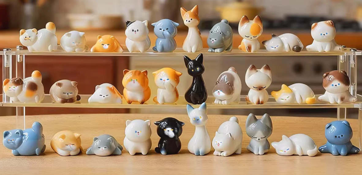 MEICHAI Cat Bean Toy Doll