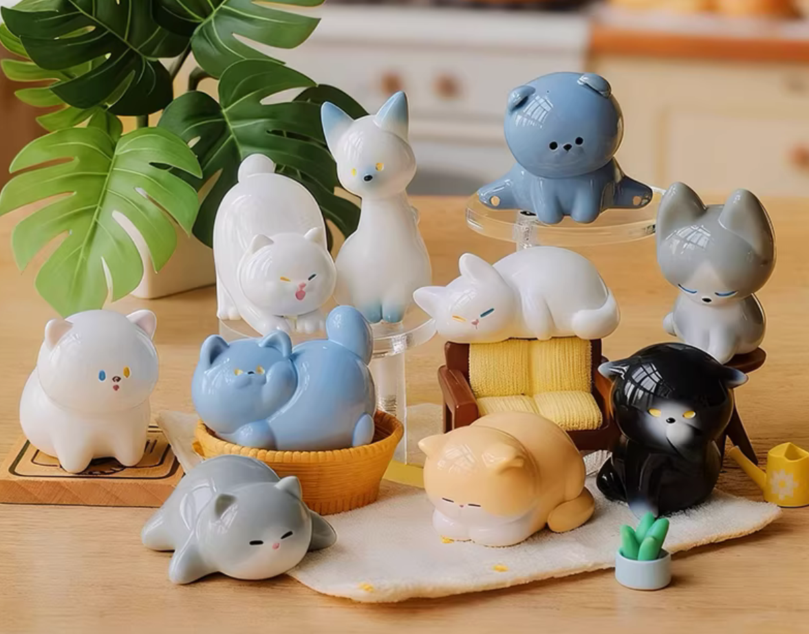 MEICHAI Cat Bean Toy Doll