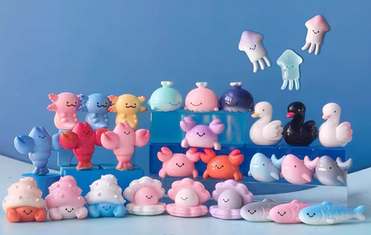 MEICHAI Aquarium Bean Toy Doll