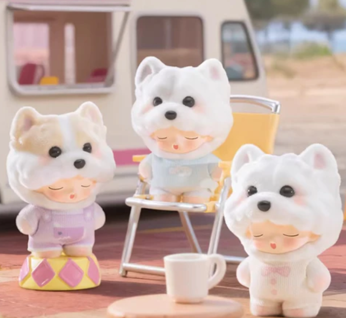 YUMO Cute Pet Family Beans Toy Doll