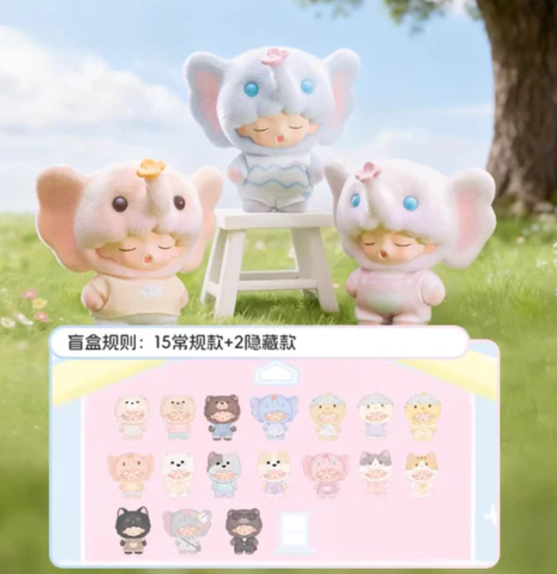 YUMO Cute Pet Family Beans Toy Doll