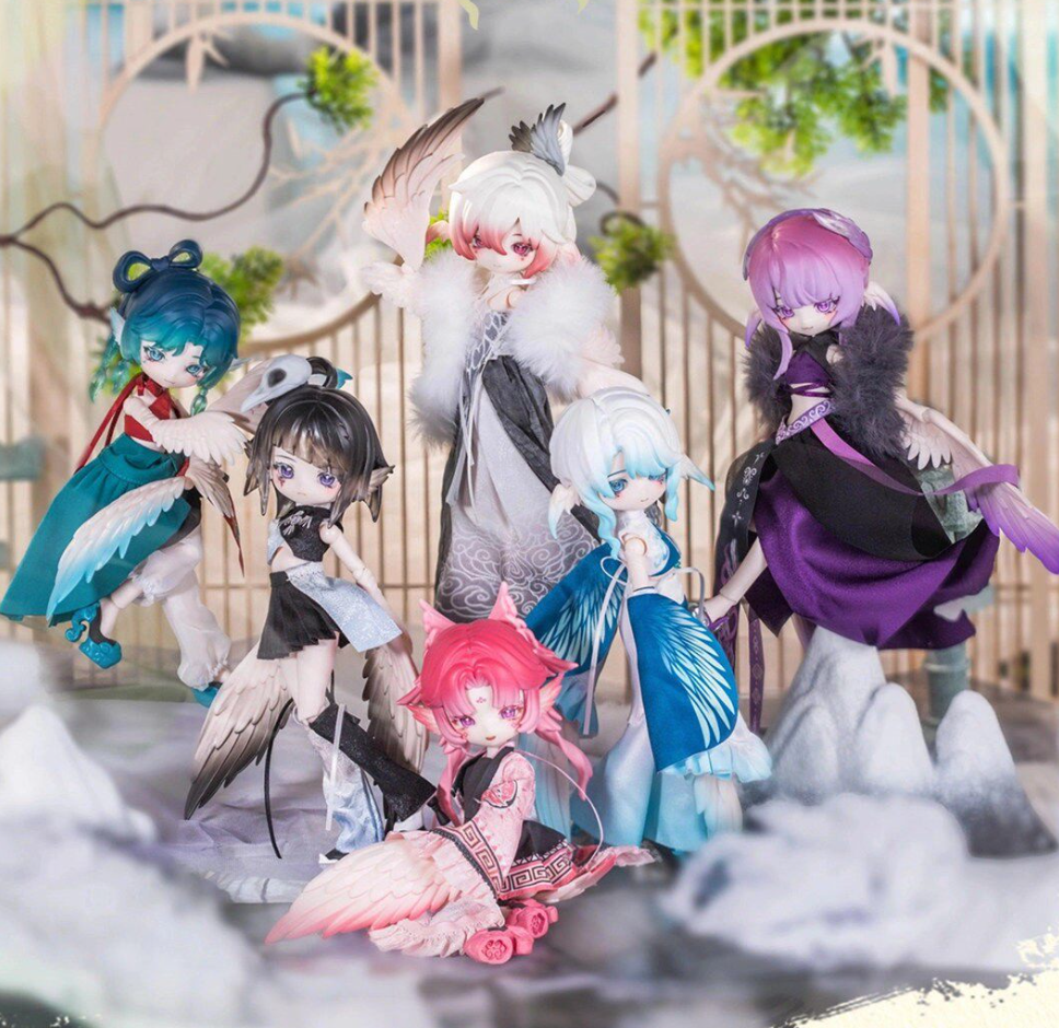 Lulua Cloud Feather BJD Figure Toy Doll