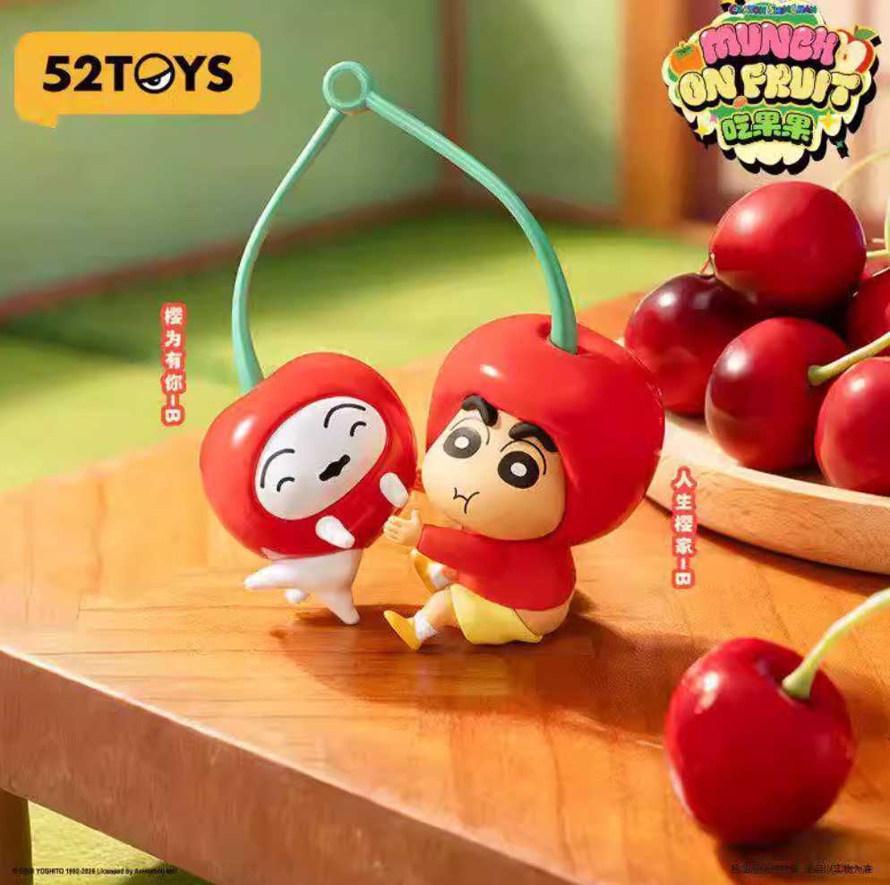 Shinchan Munch on Fruit Toy Doll