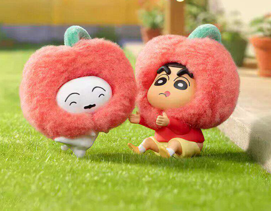 Shinchan Munch on Fruit Toy Doll