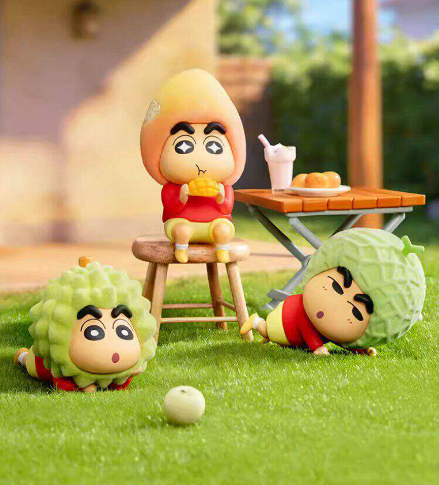 Shinchan Munch on Fruit Toy Doll