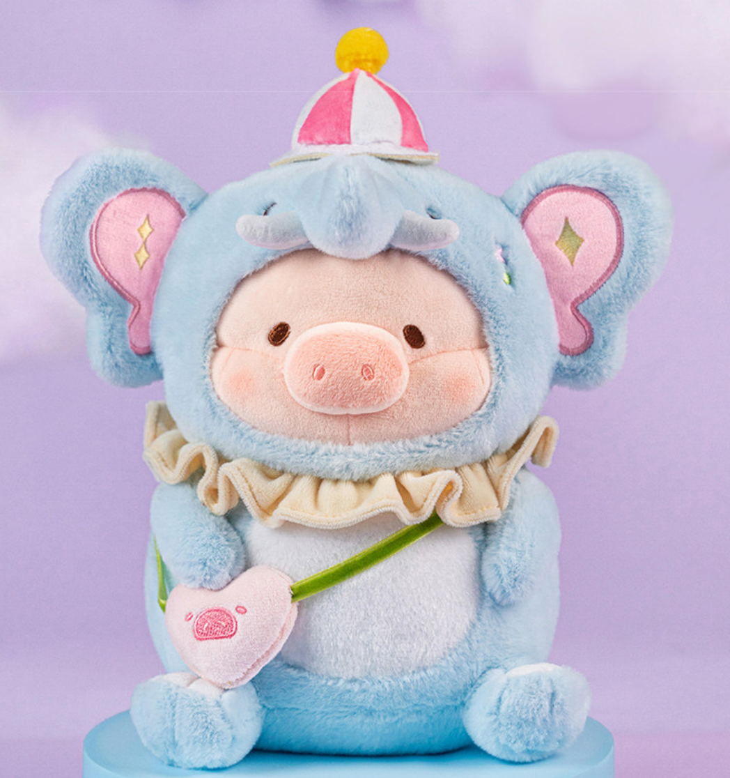 Lulu the Piggy Unicorn & Elephant Plush Toy Doll