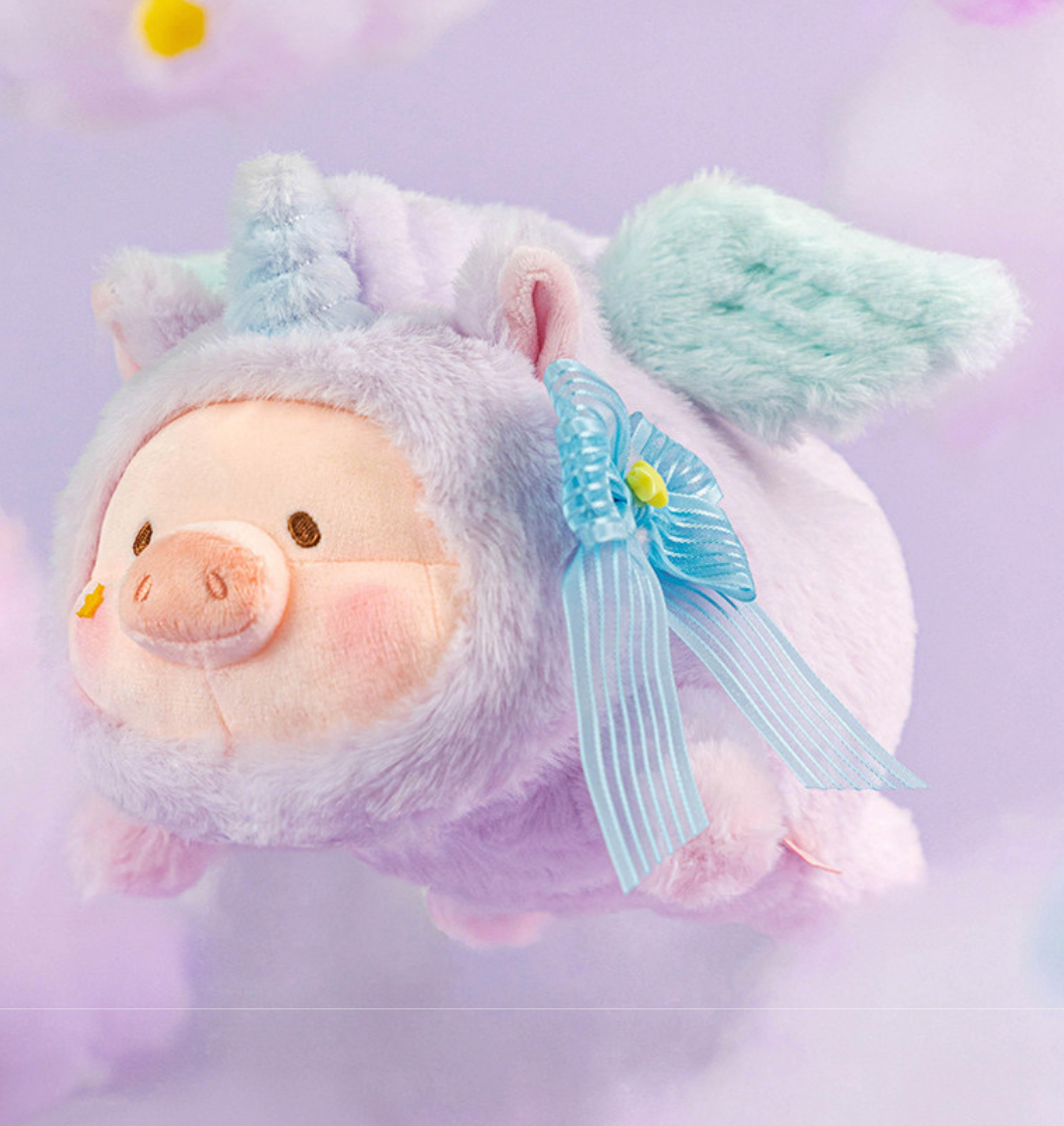 Lulu the Piggy Unicorn & Elephant Plush Toy Doll