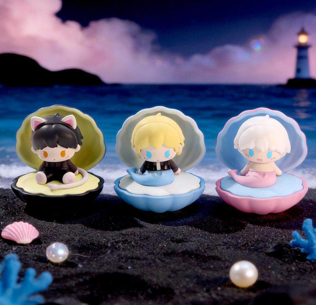 The Falling Merman Illusory Sea Of Fireflies Bean Toy Doll