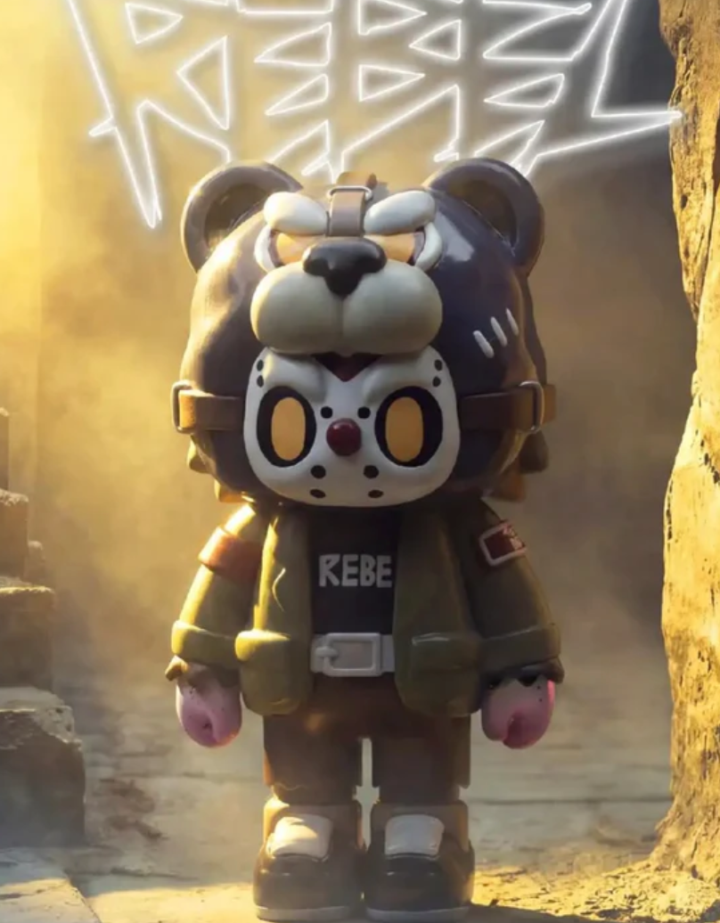Rebel Bear Monster Figure Toy Doll